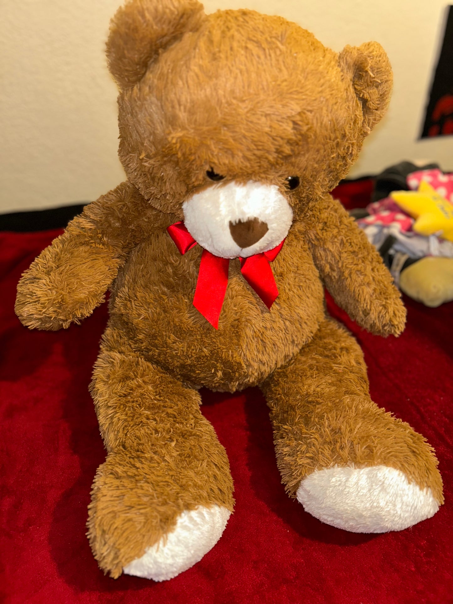 giant brown teddy bear