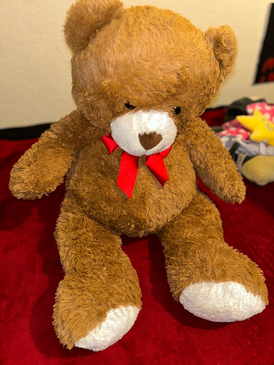 giant brown teddy bear