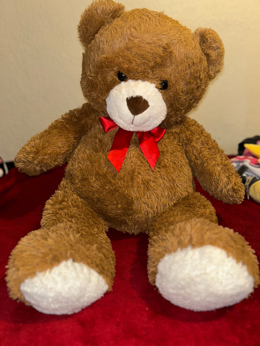 giant brown teddy bear